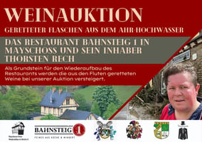 WEINAUKTION geretteter Weine aus dem Ahr-Hochwasser